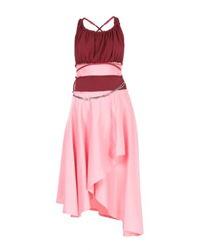 Shop Jw Anderson Midi Dresses In Pink