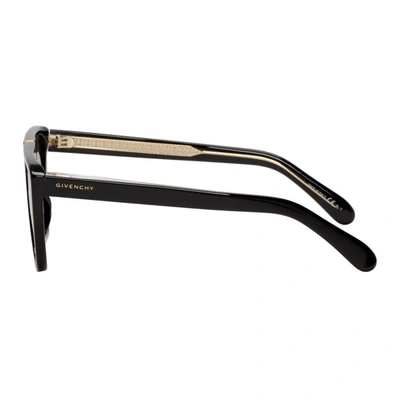 Shop Givenchy Black Gv 7109 Sunglasses In 0807 Black