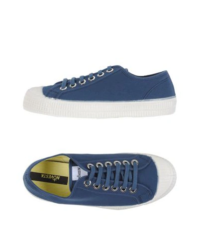 Shop Novesta Sneakers In Slate Blue