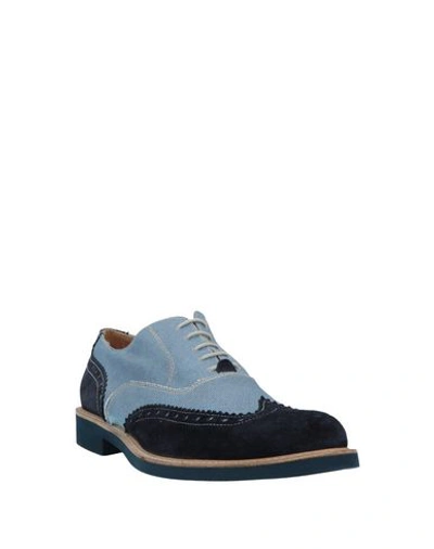 Shop Gold Brothers Laced Shoes In Blue
