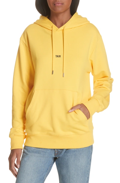 Shop Helmut Lang Taxi Hoodie In Yellow