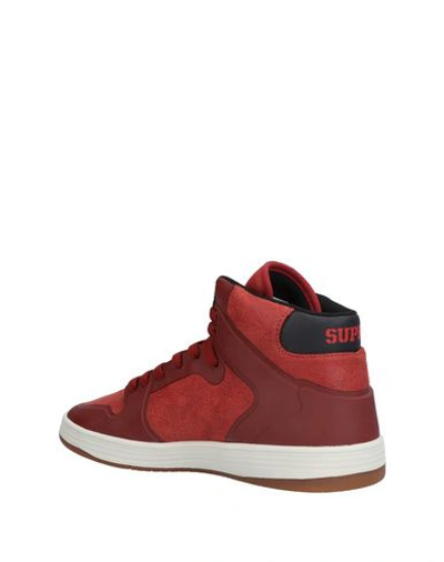 Shop Supra Sneakers In Brick Red