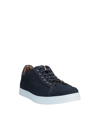 Shop Gianvito Rossi Sneakers In Dark Blue