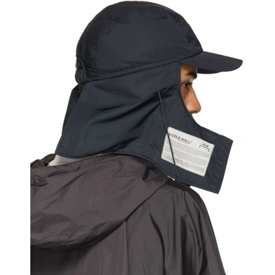 Shop A-cold-wall* Navy Storm Resistant Cap
