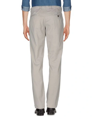 Shop Berwich Man Pants Grey Size 40 Cotton, Elastane