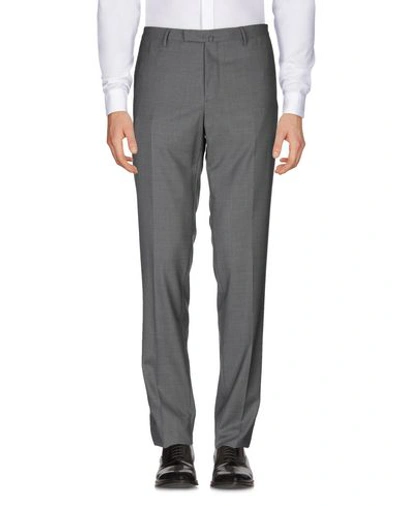 Shop Boglioli Man Pants Grey Size 40 Virgin Wool