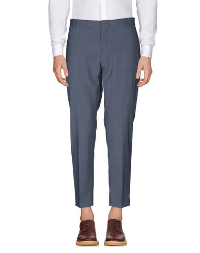 Shop Be Able Man Pants Slate Blue Size 36 Polyester, Virgin Wool, Elastane
