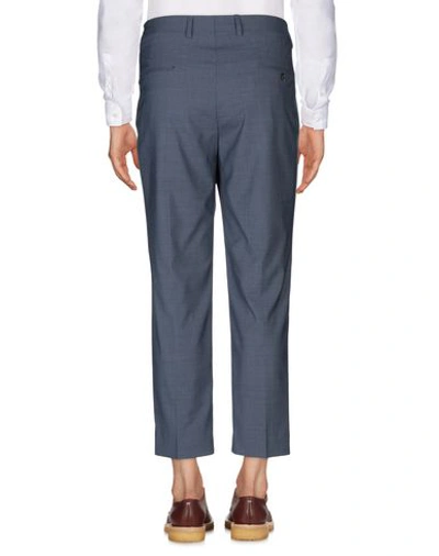 Shop Be Able Man Pants Slate Blue Size 36 Polyester, Virgin Wool, Elastane