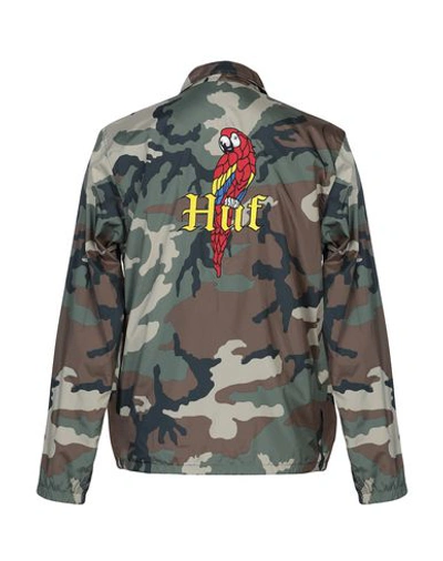 Shop Huf Jacket In Military Green