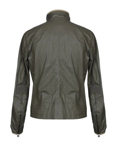 Shop Matchless Jacket In Military Green