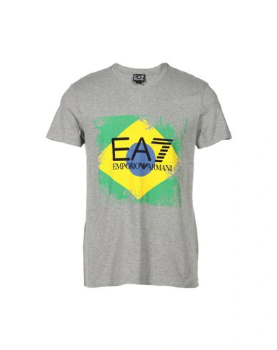 Shop Ea7 Sports T-shirt In Grey