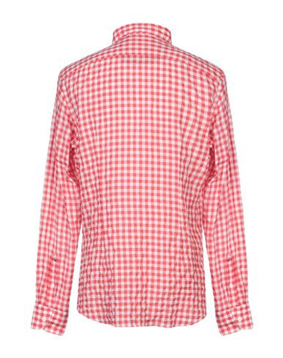 Shop Glanshirt Man Shirt Red Size 15 ¾ Cotton, Polyester