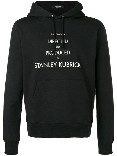 Shop Undercover Stanley Kubrick Print Hoodie In Black