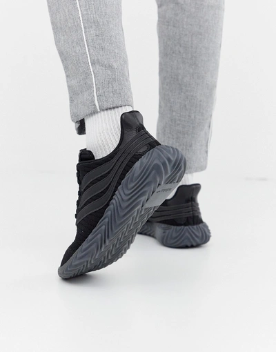 Adidas Originals Sobakov Sneakers Triple Black - Black | ModeSens