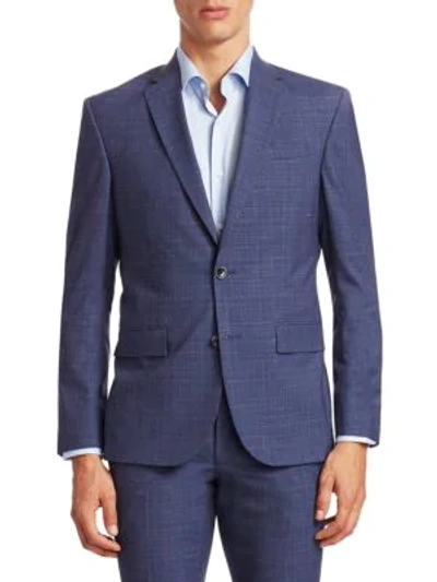 Shop Jack Victor Modern Suit Jacket In Blue