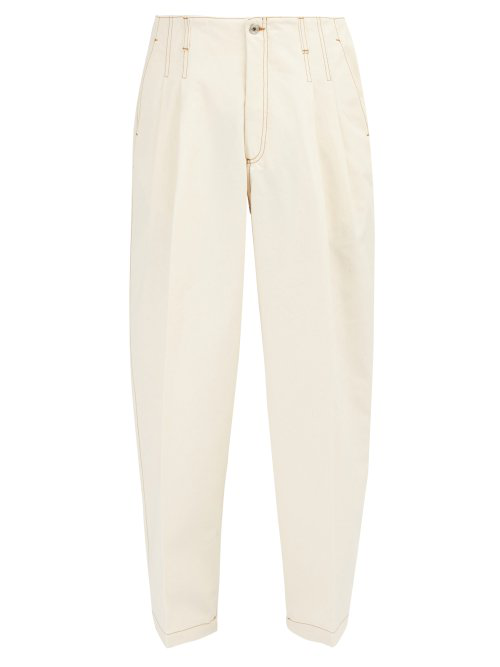Loewe X Charles Rennie Mackintosh Printed Jeans In White | ModeSens
