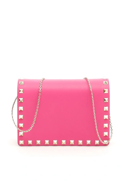 Shop Valentino Mini Rockstud Bag In Basic|basic