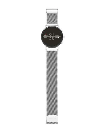 Shop Skagen Connected Wrist Watch In Silver