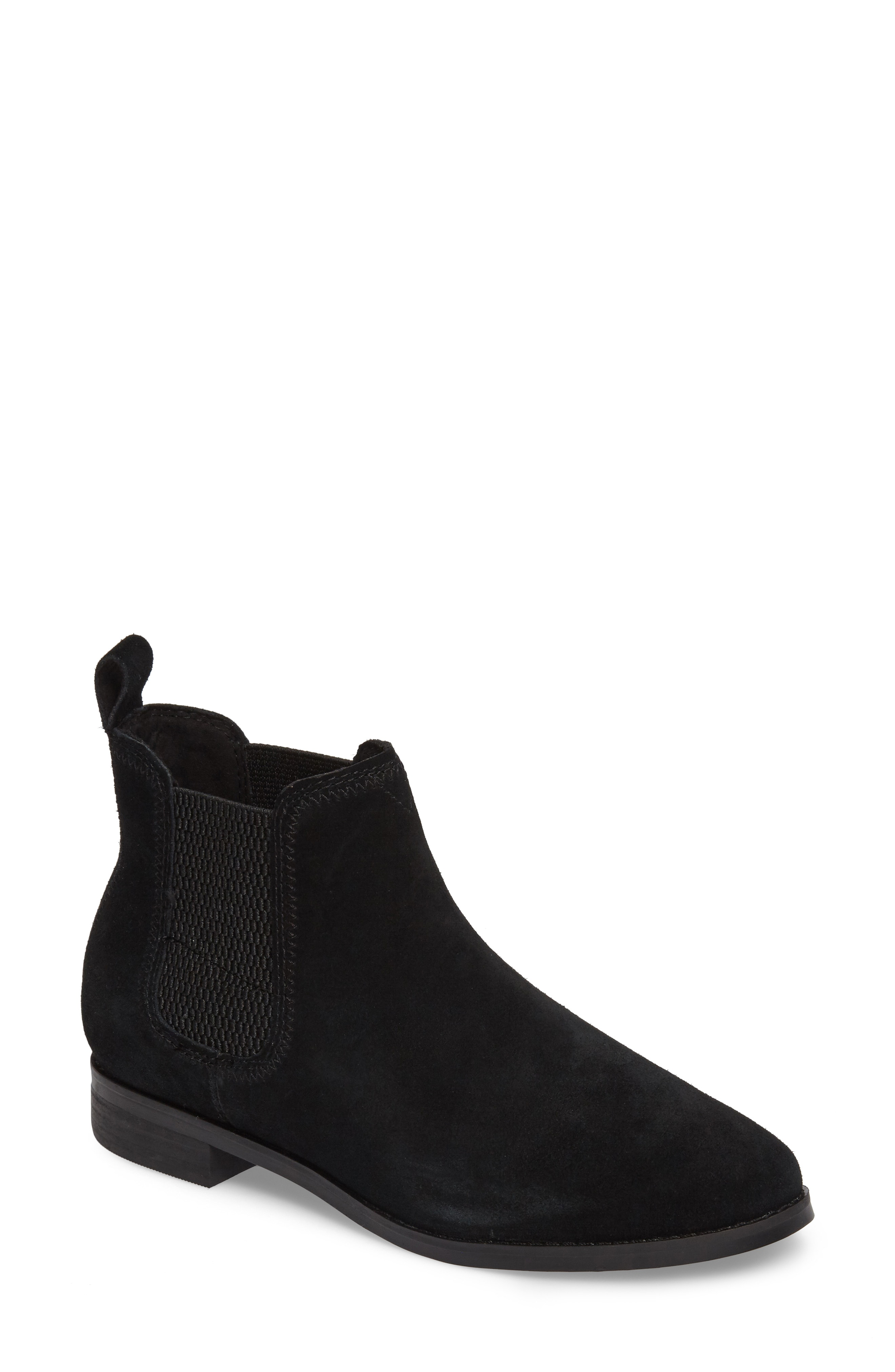 black suede women's ella booties