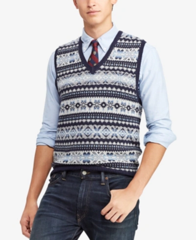 Shop Polo Ralph Lauren Fair Isle Sweater Vest