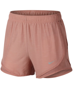 grey and pink nike shorts