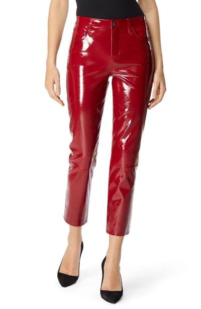 Shop J Brand Ruby Patent Leather Cigarette Pants In Patent Venetian