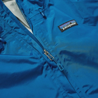 Shop Patagonia Torrentshell Pullover Jacket In Blue