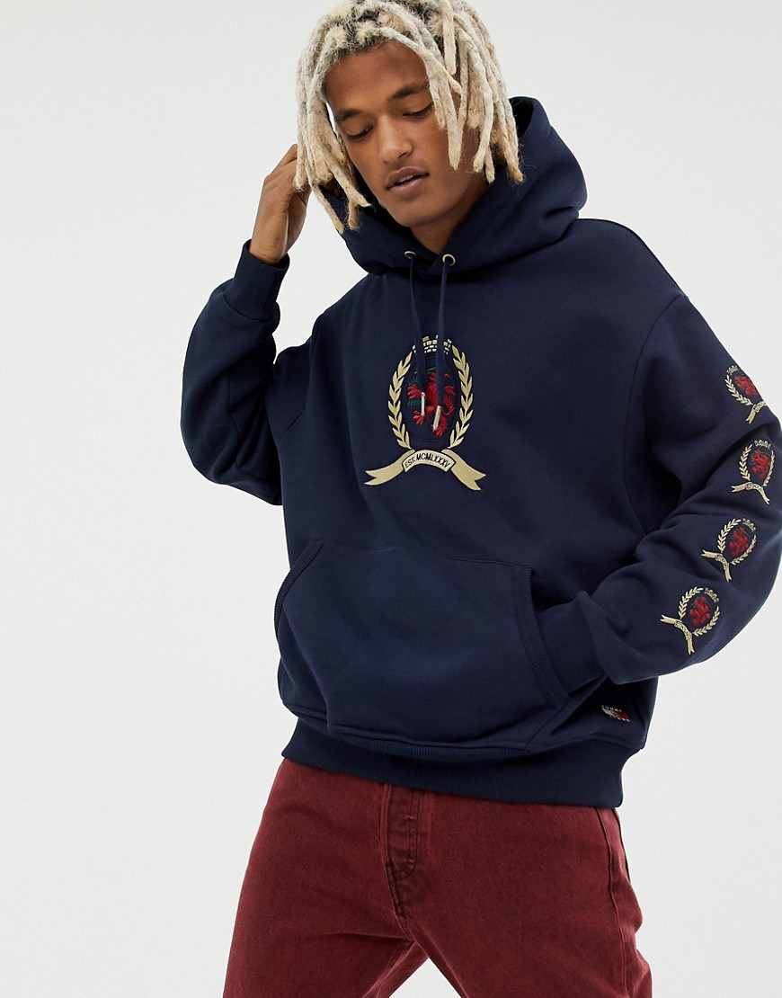 tommy hilfiger crest hoodie