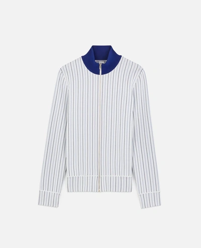 Shop Stella Mccartney Micro Stripe Jacket In Multicolor