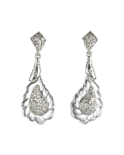 Shop Alexis Bittar Rope Lucite Drop Earrings In Silver