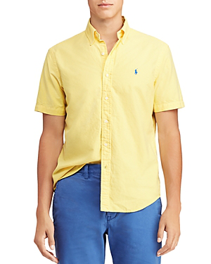 polo ralph lauren men's short sleeve button down shirt