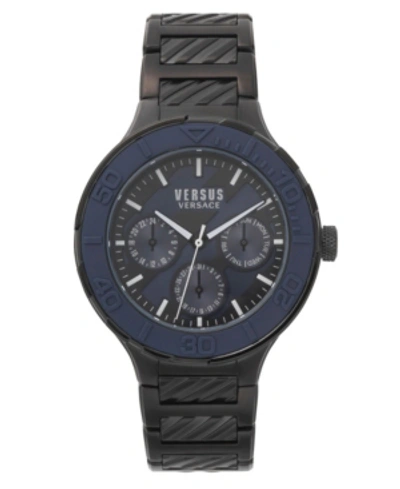 Shop Versus Men's Wynberg Black Stainless Steel Bracelet Watch 44mm