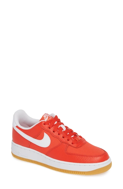 Shop Nike Air Force 1 '07 Premium Sneaker In Red/ White/ Light Brown