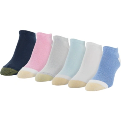 Shop Gold Toe 6-pk. Casual Ultra-soft Liner Socks 5940f8 In Sky White Multi