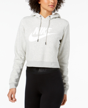 nike cropped rally hoodie