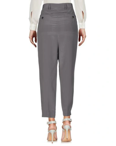 Shop Rick Owens Cropped Pants & Culottes In Grey