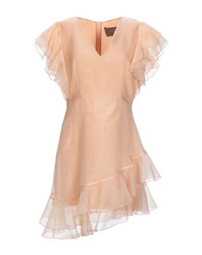 Shop Space Style Concept Short Dress In Apricot