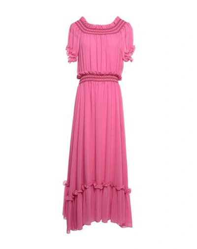 Shop Space Style Concept Long Dresses In Fuchsia