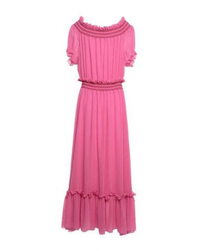 Shop Space Style Concept Long Dresses In Fuchsia