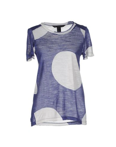 Shop Marc By Marc Jacobs T-shirt In Dark Blue