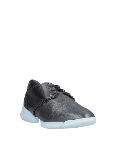 Shop Alberto Guardiani Sneakers In Steel Grey