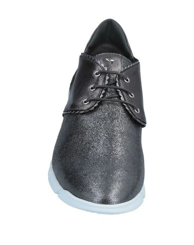Shop Alberto Guardiani Sneakers In Steel Grey