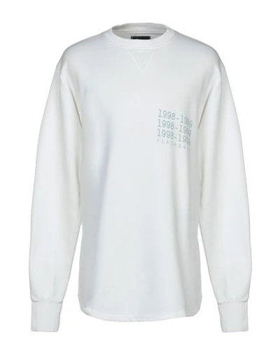 Shop Paura Sweatshirt In White
