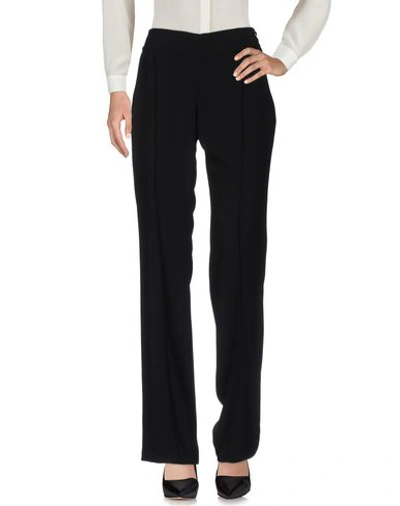 Shop Elisabetta Franchi Casual Pants In Black