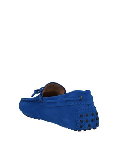 Shop Tod's Loafers In Bright Blue