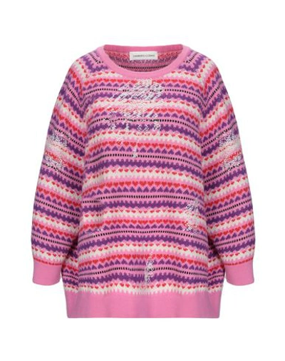 Shop Lamberto Losani Cashmere Blend In Pink