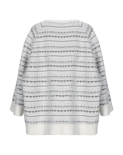 Shop Lamberto Losani Cashmere Blend In Light Grey