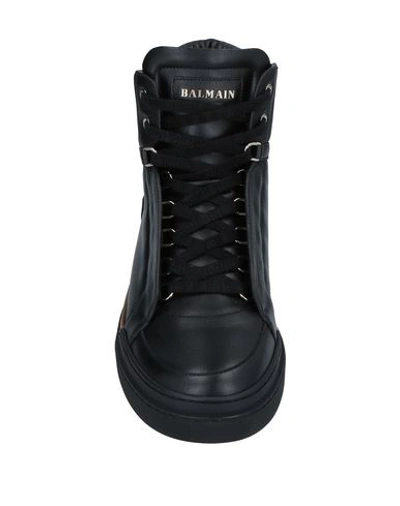 Shop Balmain Sneakers In Black