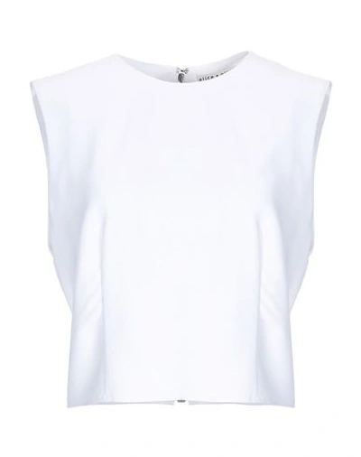 Shop Alice And Olivia Top In White