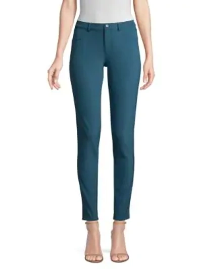 Shop Lafayette 148 Acclaimed Stretch Mercer Pant In Empress Teal